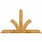 Ekena Millwork Richland Rough Sawn Timber Gable Bracket, Western Red Cedar, 48"W x 28"H x 2"D x 4"F, 14/12 Pitch GBW048X28X0204RIC00RWR - alternate 1